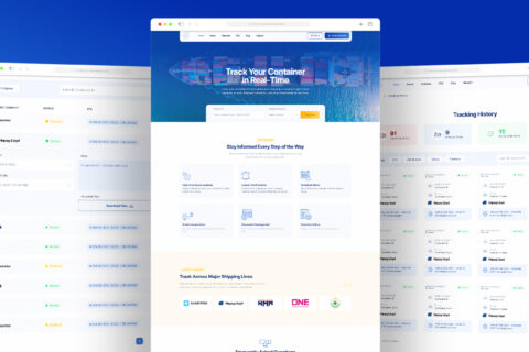 منصة تتبع شحنات بحرية